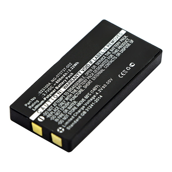 NEC 0231004 / 0231005 / NG-070737-002 accu (600 mAh, 123accu huismerk)  ANE00112 - 1