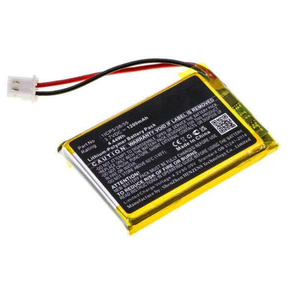 NUK 503855 accu (3.7 V, 1200 mAh, 123accu huismerk)  ANU00010 - 1