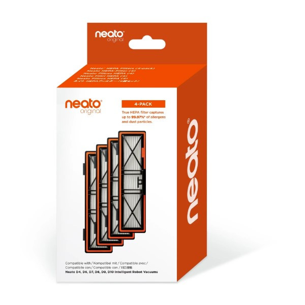 Neato True HEPA filterset / 945-0379 (4 stuks, origineel)  ANE00305 - 1
