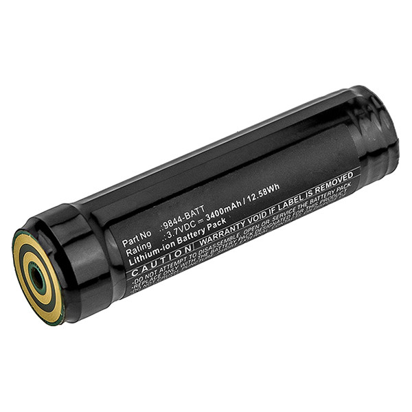 Nightstick 9844-BATT accu (3.7 V, 3400 mAh, 123accu huismerk)  ANI00279 - 1