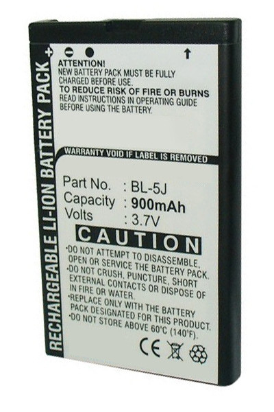 Nokia BL-5J accu (900 mAh, 123accu huismerk)  ANO00024 - 1