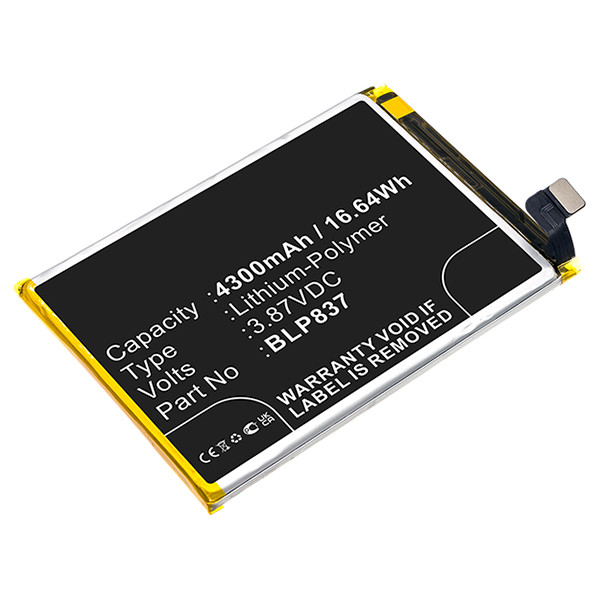 OPPO BLP837 accu (3.85 V, 4300 mAh, 123accu huismerk)  AOP00343 - 1