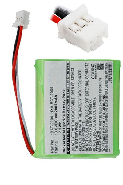 Omron BAT-2000 / HXA-BAT-2000 accu (2000 mAh, 123accu huismerk)  AOM00003 - 1