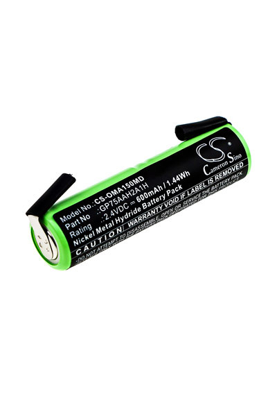 Omron GP75AAH2A1H accu (600 mAh, 123accu huismerk)  AOM00007 - 1