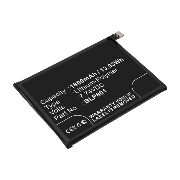 OnePlus BLP801 accu (7.7 V, 1800 mAh, 123accu huismerk)  AON00019 - 1