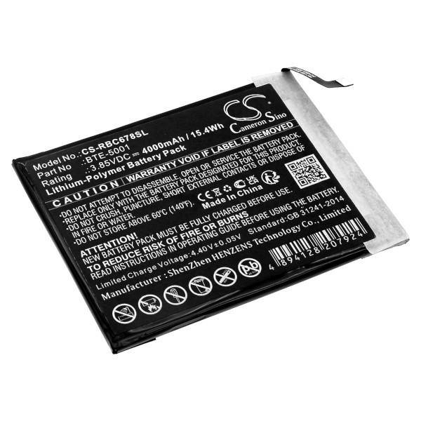 Orbic BTE-5001 accu (3,85 V, Li-pl, 4000mAh, 123accu huismerk)  AOR00183 - 1