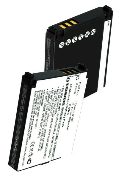 Panasonic CGA-LB102 accu (700 mAh, 123accu huismerk)  APA00190 - 1