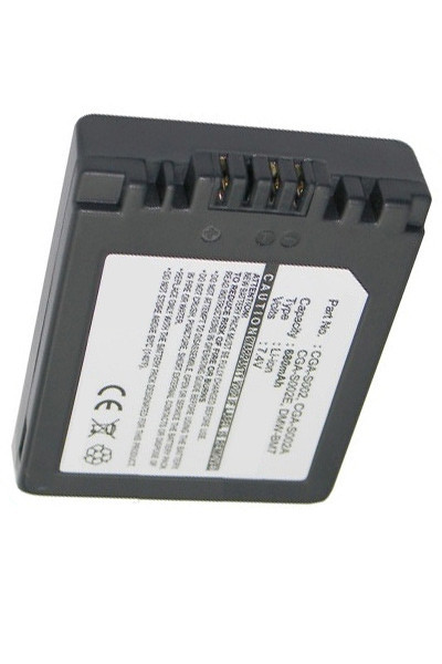 Panasonic CGA-S002E/1B / CGA-S002 / DMW-BM7 accu (680 mAh, 123accu huismerk)  APA00039 - 1