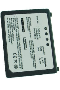 Panasonic CGA-S303 / VW-VBE10 / CGA-S303E accu (760 mAh, 123accu huismerk)  APA00066 - 1