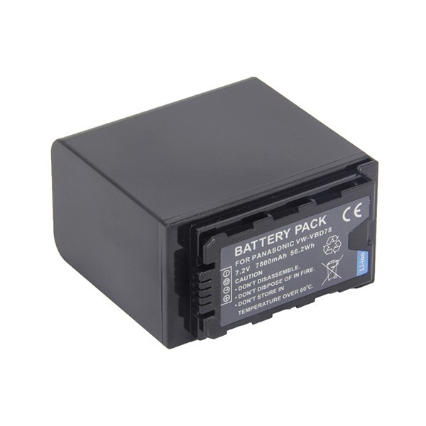 Panasonic VW-VBD29 / VW-VBD58 / VW-VBD78 accu (7800 mAh, 123accu huismerk)  APA00964 - 1