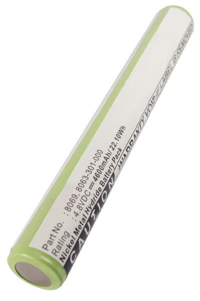 Pelican 8069 / 8063-301-000 accu (4.8 V, 4600 mAh, Ni-MH, 123accu huismerk)  APE00039 - 1