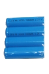 Philips 14500 LiFePO4 batterij 4 stuks (3.2V, 600 mAh,123accu huismerk)