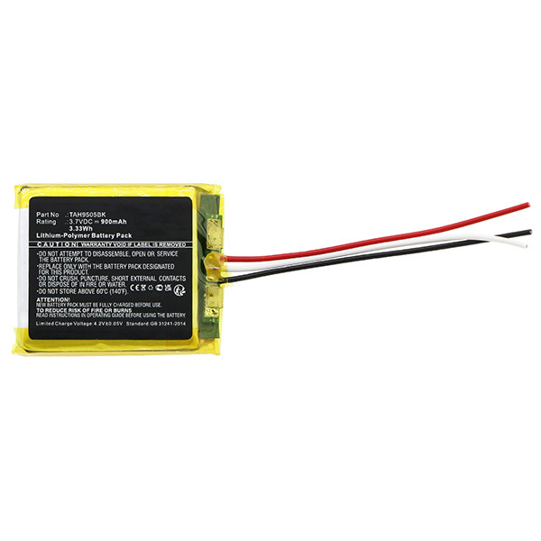 Philips AECS653440 accu (3.7V, 900 mAh, 123accu huismerk)  APH00608 - 2