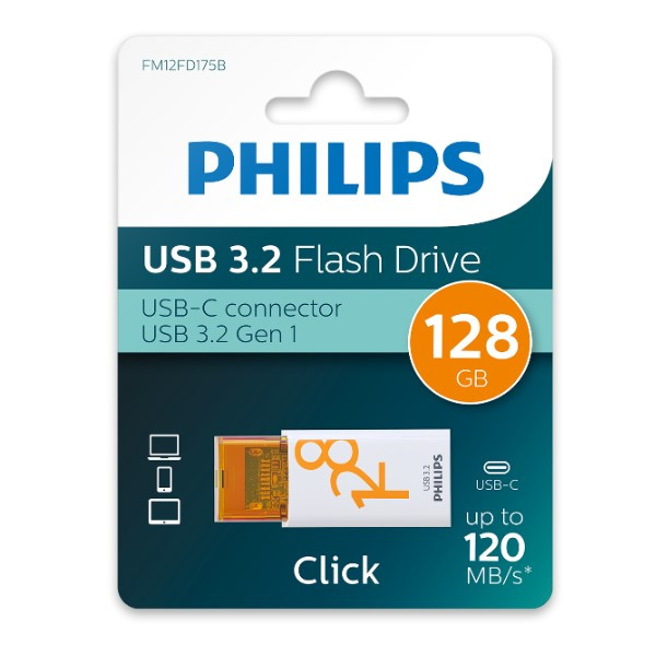 Philips Click USB-C 3.2 Gen 1 stick 128GB  APH00622 - 2