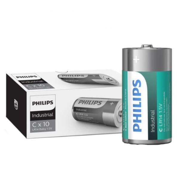 Philips Industrial C / / MN1400 Alkaline Batterij (10 stuks) Philips 123accu.nl