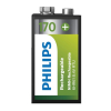 Philips Oplaadbare 9V / E-block / 6HR61 Ni-Mh Batterij (1 stuk, 170 mAh)  APH00369 - 2