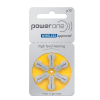PowerOne 10 / PR70 / Geel gehoorapparaat batterij 6 stuks