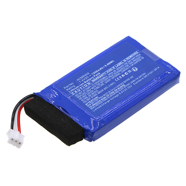 President ACMR402 accu (7.4 V, 1200 mAh, 123accu huismerk)  APR00185 - 2