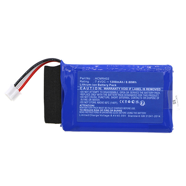 President ACMR402 accu (7.4 V, 1200 mAh, 123accu huismerk)  APR00185 - 5