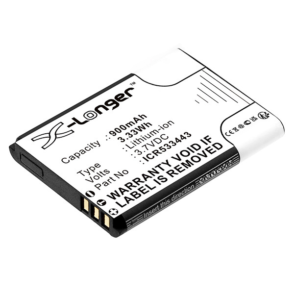 Prestigio ICR533443 accu (3.7 V, 900 mAh, 123accu huismerk)  APR00188 - 1