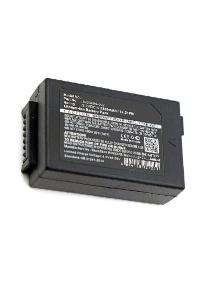 Psion WA3010 / 1050494-002 / WA3006 accu (3300 mAh, 123accu huismerk)  APS00012 - 1