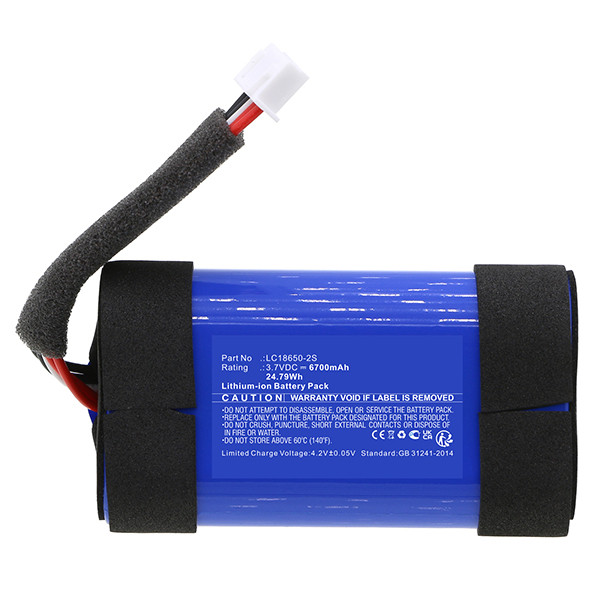 Pure LC18650-2S accu (3.7 V, 6700 mAh, 123accu huismerk)  APU00196 - 3