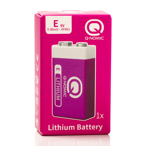 Q-Nomic 9V batterij (Lithium)  AQN00004 - 3