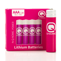 Q-Nomic AAA / FR03 Lithium batterij 4 stuks  AQN00015