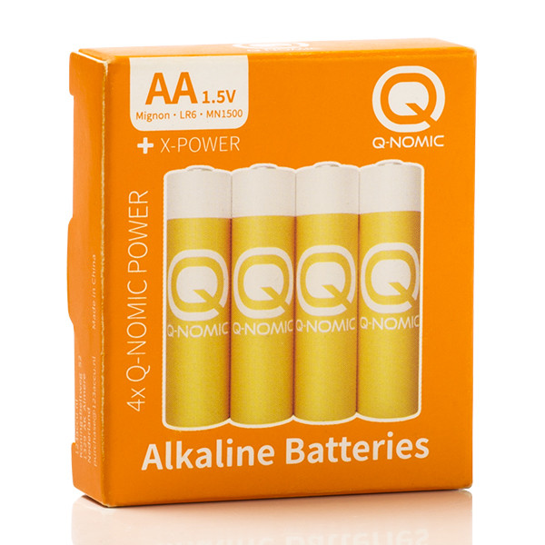 Q-Nomic AA / MN1500 / LR6 Alkaline Batterij (4 stuks)  AQN00001 - 4