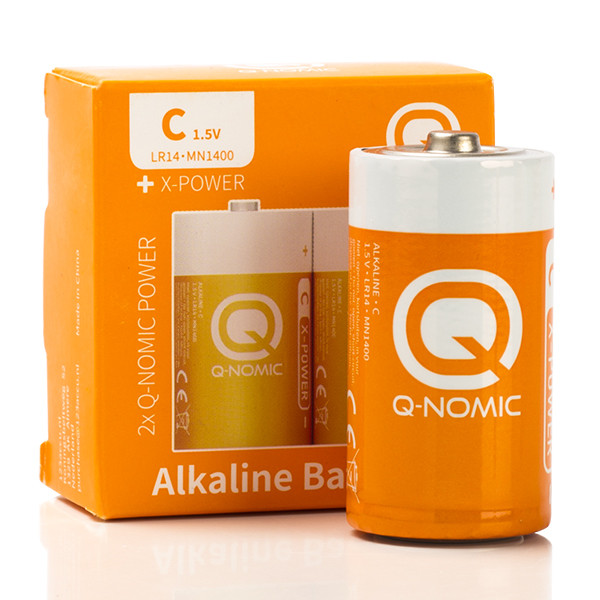 Q-Nomic LR14 / C Alkaline Batterij (2 stuks)  AQN00009 - 1