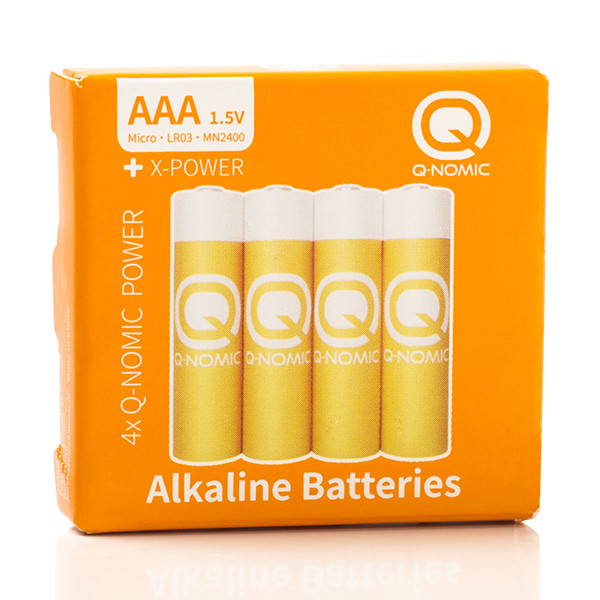 Q-Nomic Power AAA / MN2400 / LR03 Alkaline Batterij (4 stuks)  AQN00020 - 4