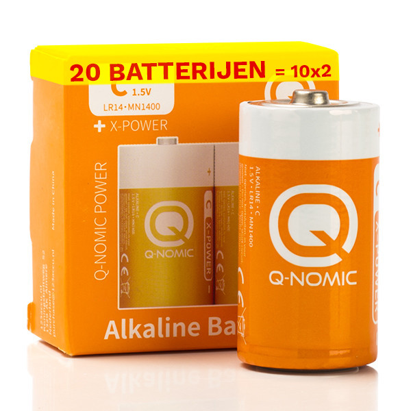 Q-Nomic Power LR14 / C Alkaline Batterij (20 stuks)  AQN00038 - 1