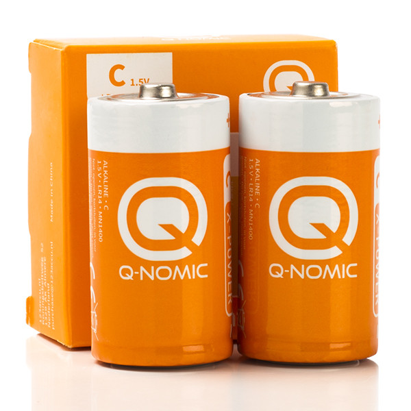 Q-Nomic Power LR14 / C Alkaline Batterij (2 stuks)  AQN00009 - 2