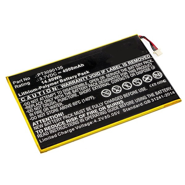 RCA PT3090135 accu (4000 mAh, 123accu huismerk)  ARC00017 - 1