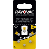 Rayovac Acoustic Special 10 / PR70 / Geel gehoorapparaat batterij 6 stuks