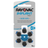 Rayovac Cochlear Implant pro+ 675 / PR44 / Blauw batterij 6 stuks