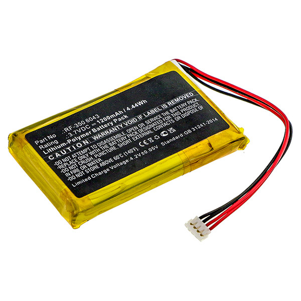 Renkforce RF-350 6043 accu (3.7 V, 1200 mAh, 123accu huismerk)  ARE00114 - 1