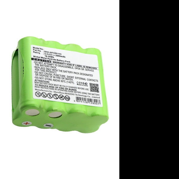 Ritron BNH-BPX8N-HC accu (2000 mAh, 123accu huismerk)  ARI00048 - 1