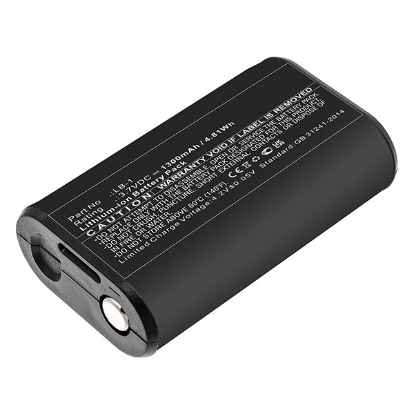 Rode LB-1 accu (3.7 V, 1300 mAh, 123accu huismerk)  ARO00160 - 1