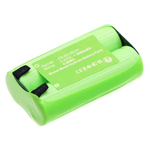 Rowenta YD 4073112 / CS-00135747 accu (2.4 V, 2000 mAh, 123accu huismerk)  ARO00204 - 1