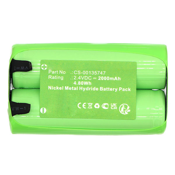 Rowenta YD 4073112 / CS-00135747 accu (2.4 V, 2000 mAh, 123accu huismerk)  ARO00204 - 2