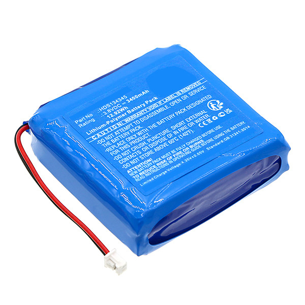 Safie HDS134345 accu (3400 mAh, 123accu huismerk)  ASA02426 - 1