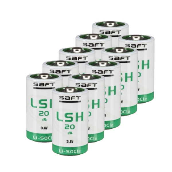 Saft Aanbieding: 10 x Saft LSH20 / D batterij (3.6V, 13000 mAh, Li-SOCl2)  ASA02398 - 1