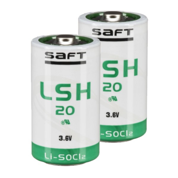 Saft Aanbieding: 2 x Saft LSH20 / D batterij (3.6V, 13000 mAh, Li-SOCl2)  ASA02396 - 1