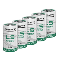 5x Saft LS17330 batterijen