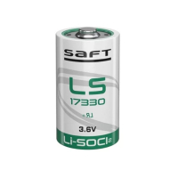 Saft LS17330 / 2/3A batterij (3.6V, 2100 mAh, Li-SOCl2)  ASA02199