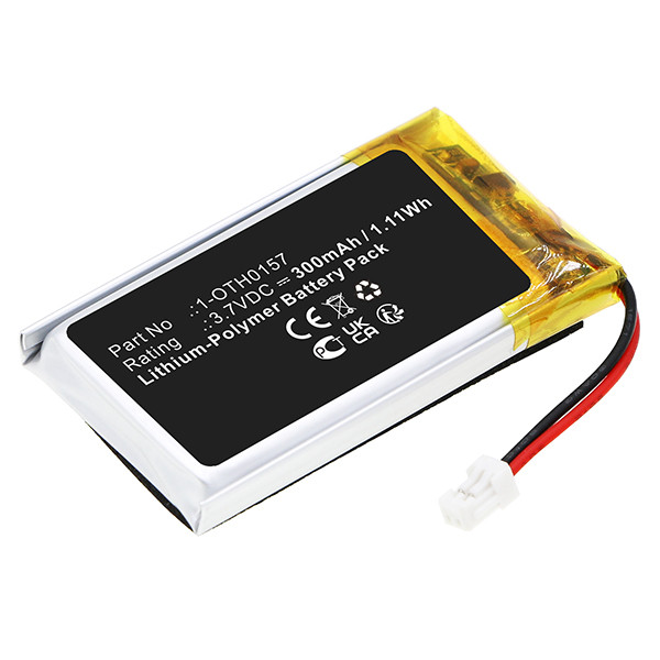 Samson 1-OTH0157 accu (3.7 V, 300 mAh, 123accu huismerk)  ASA02333 - 1