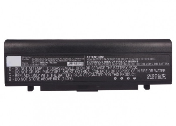 Samsung AA-PB4NC6B / AA-PB2NC6B accu (11.1 V, 6600 mAh, 123accu huismerk)  ASA00833 - 1