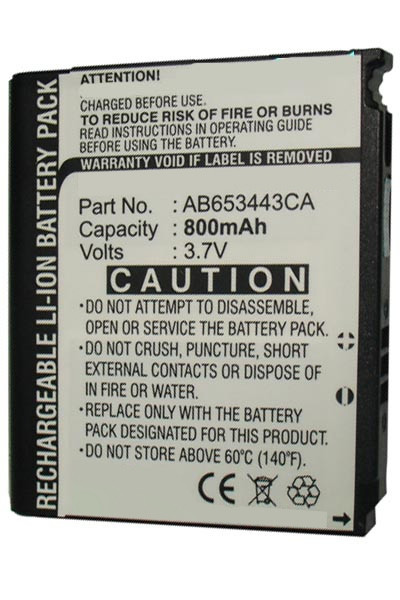 Samsung AB603443CA / AB603443AA accu (800 mAh, 123accu huismerk)  ASA00272 - 1