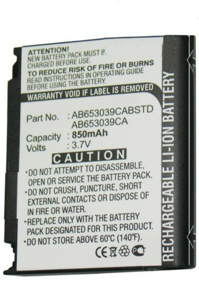 Samsung AB653039CA / AB653039CABSTD accu (850 mAh, 123accu huismerk)  ASA00450 - 1